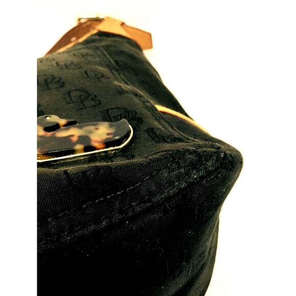 Dooney Bourke AUTHENIC Purse Large Tote Handbag Color Black K8221082 - Picture 7 of 12